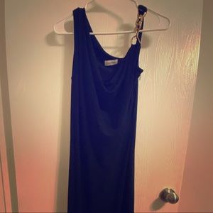 Long Navy Blue formal dress